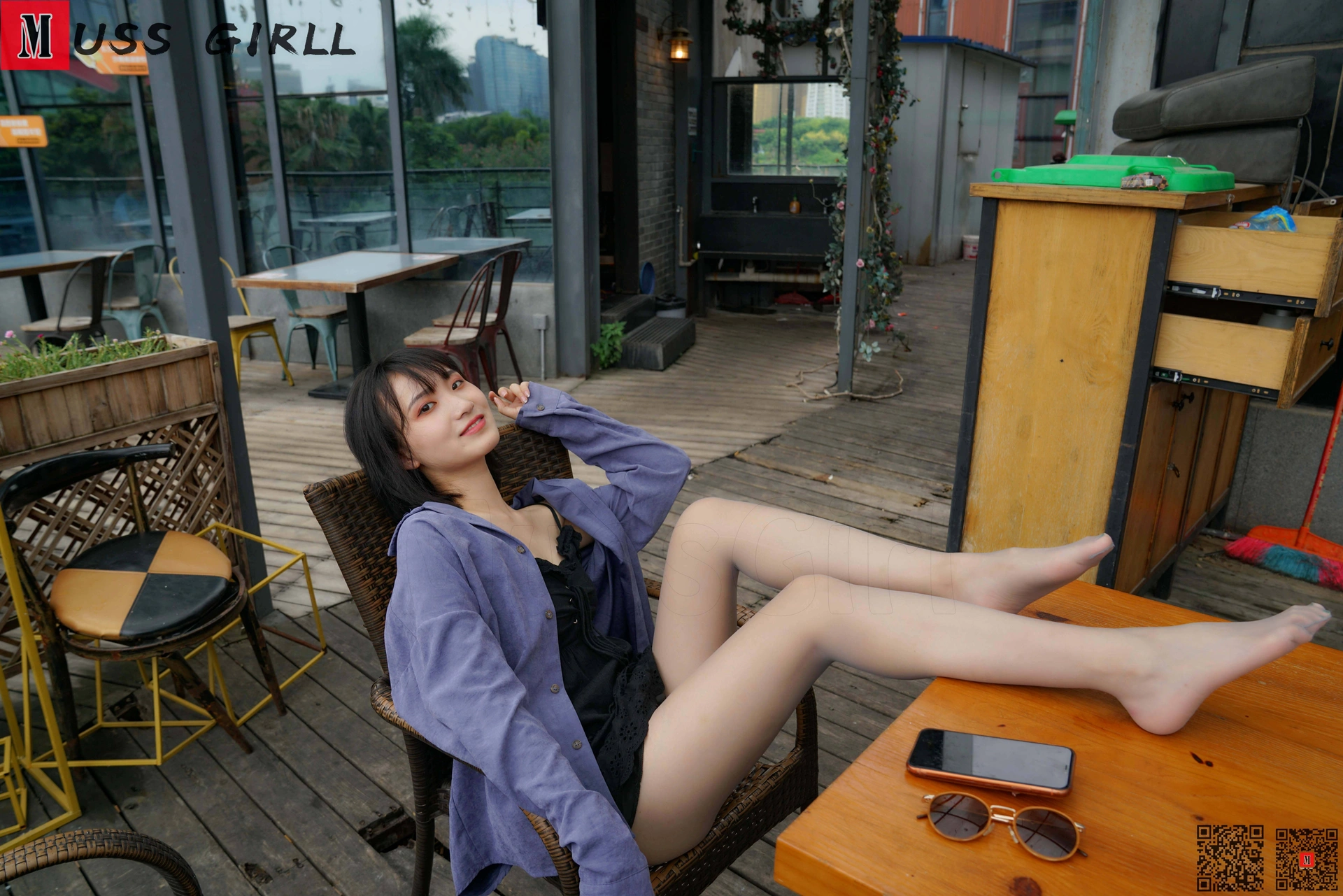 [MussGirl慕丝女郎] NO.133 休闲灰丝 0